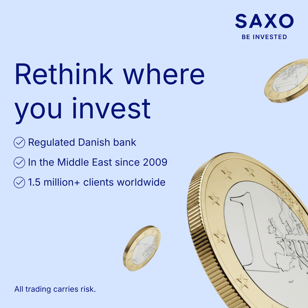 Saxo Bank MENA Facebook ad