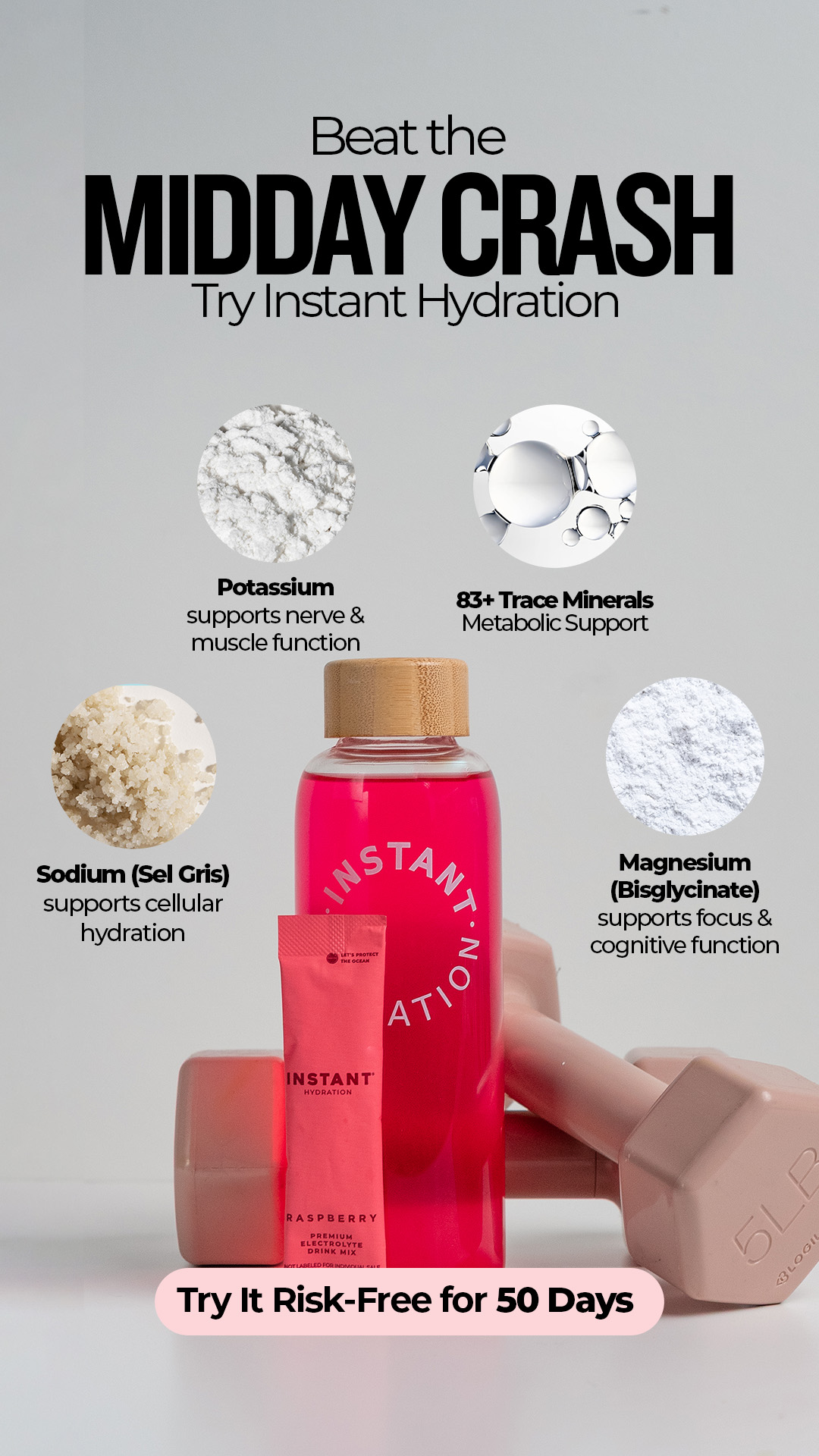 Instant Hydration Facebook ad