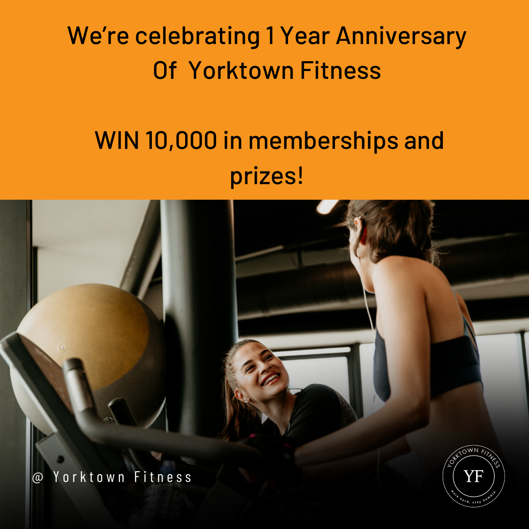 Yorktown Fitness Facebook ad: 𝐁𝐮𝐫𝐧 𝐅𝐚𝐭 & 𝐖𝐈𝐍 𝐁𝐈𝐆!
