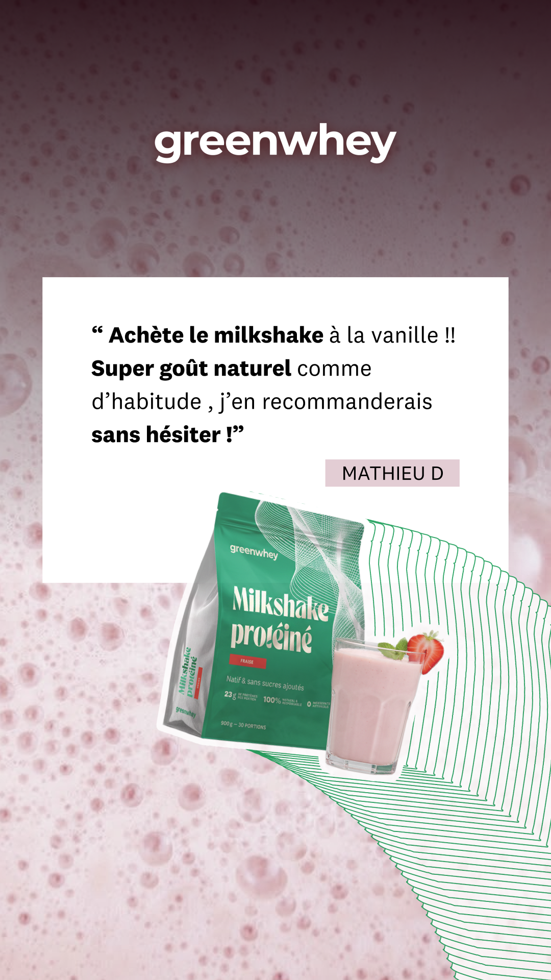 greenwhey Facebook ad