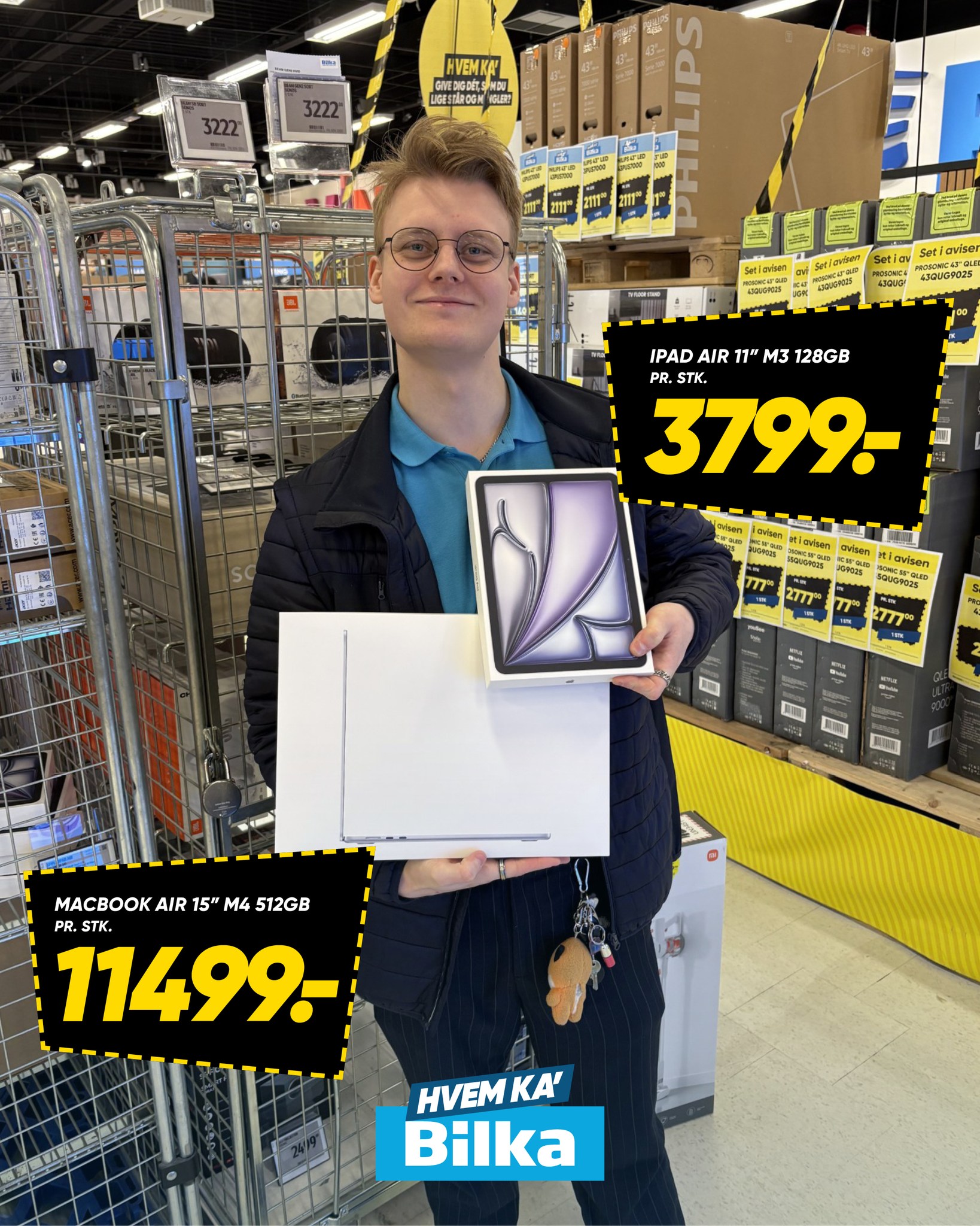 Bilka Facebook ad: Se mere i avisen