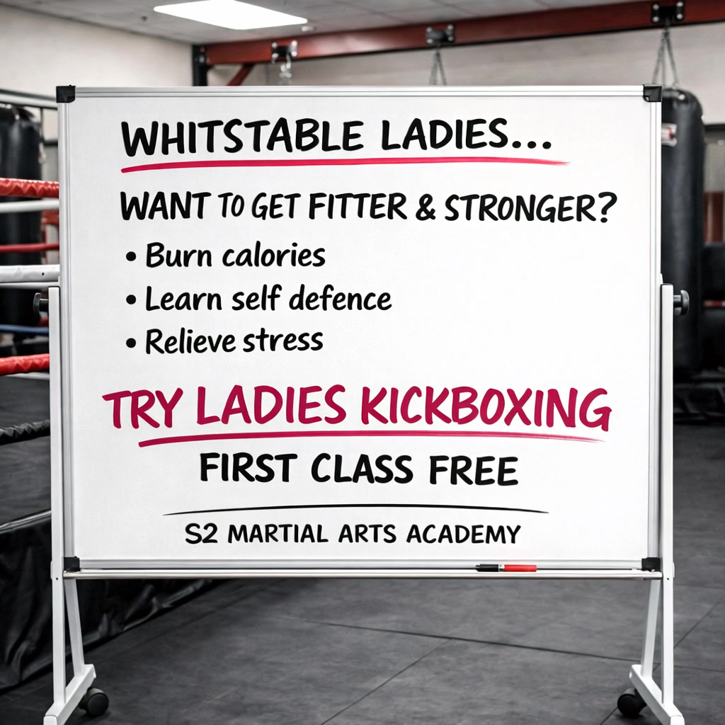 S2 Martial Arts Academy Facebook ad: First Class FREE, Limited Spots ONLY