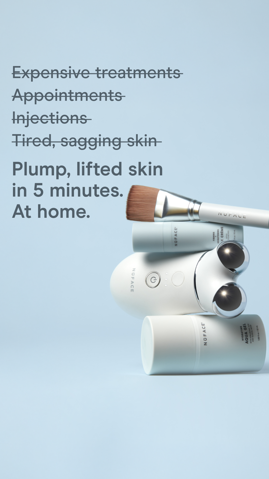 NuFACE Facebook ad