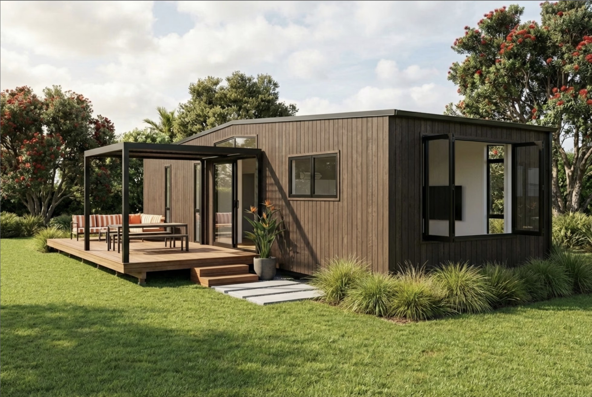 Toby Newman-Dennis Facebook ad: 48m2 Tiny Home / Granny Flat, The Mabel | Entertainer’s…