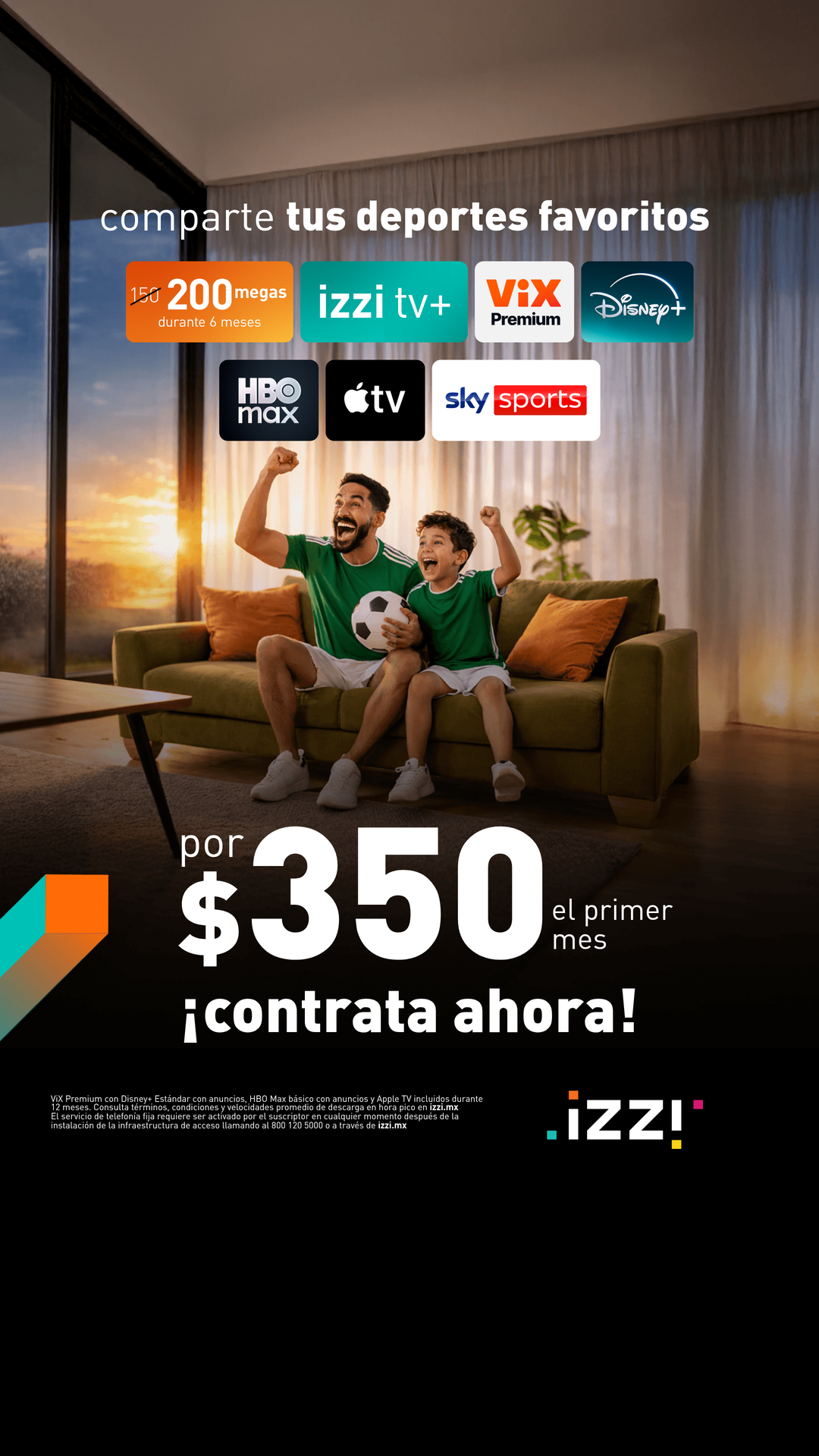 izzi telecom Facebook ad