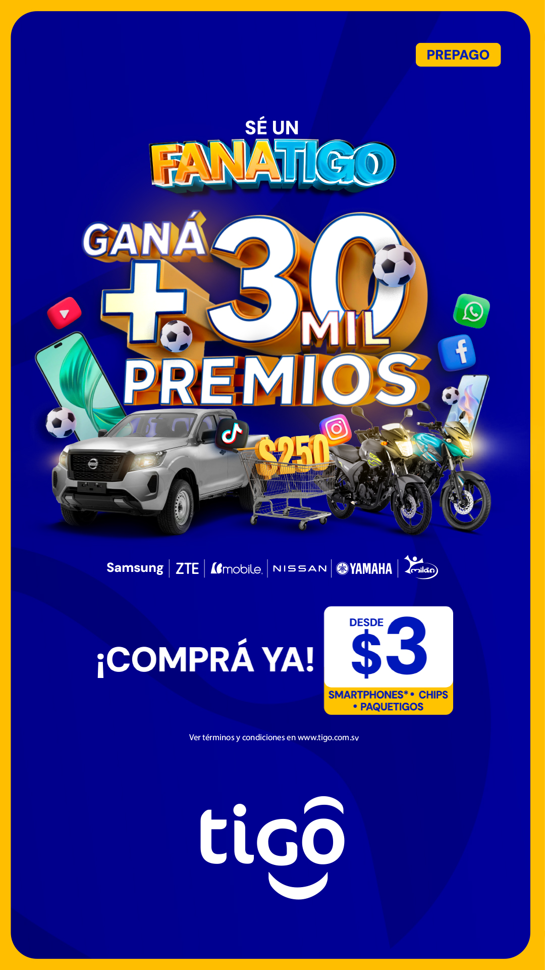 Tigo El Salvador Facebook ad
