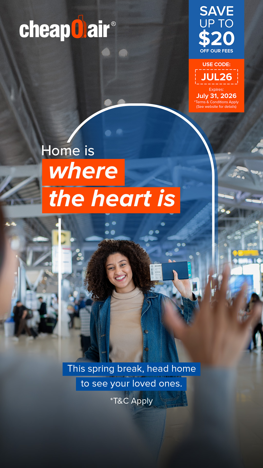CheapOair Facebook ad