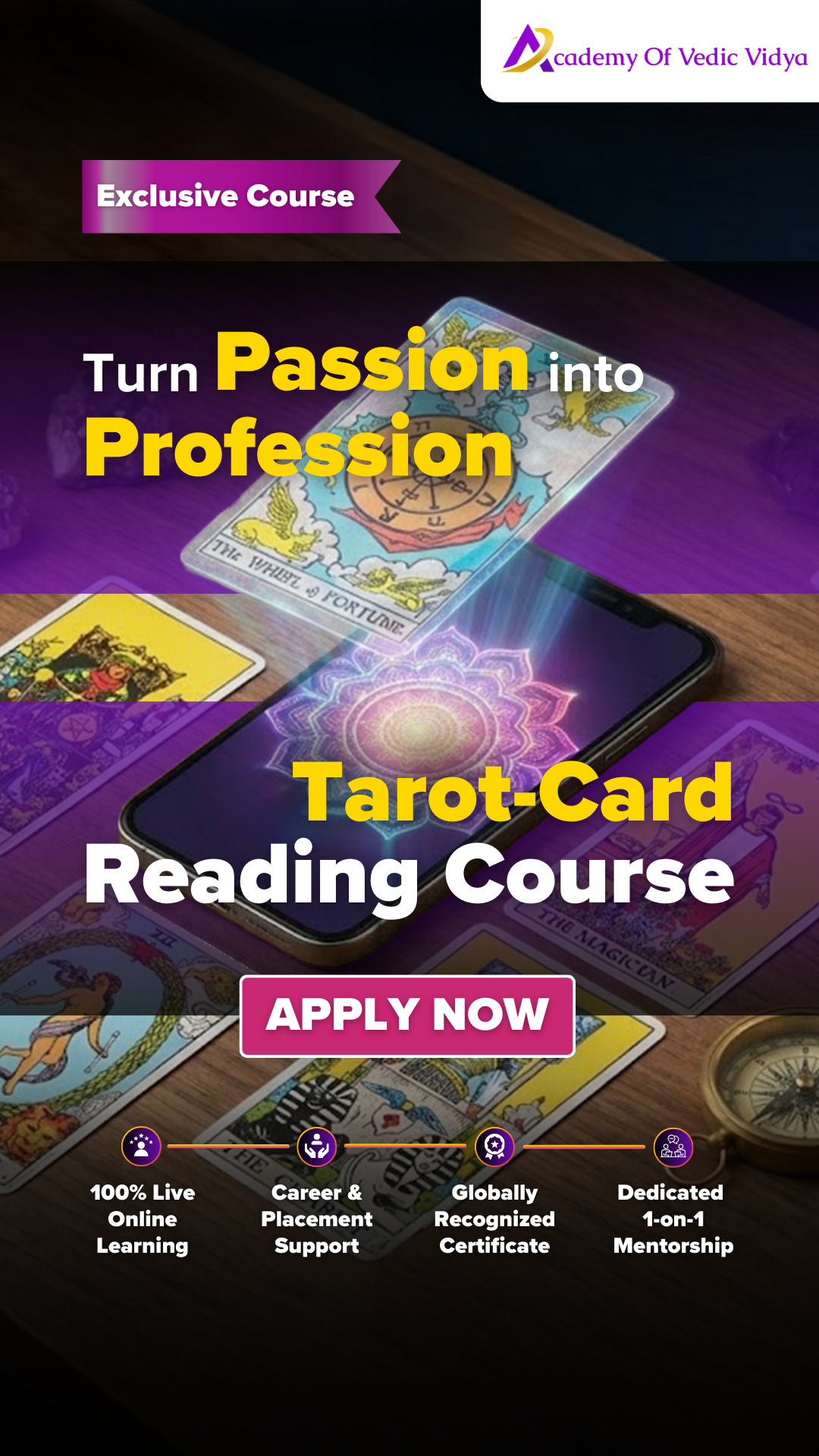Academy of Vedic Vidya Facebook ad