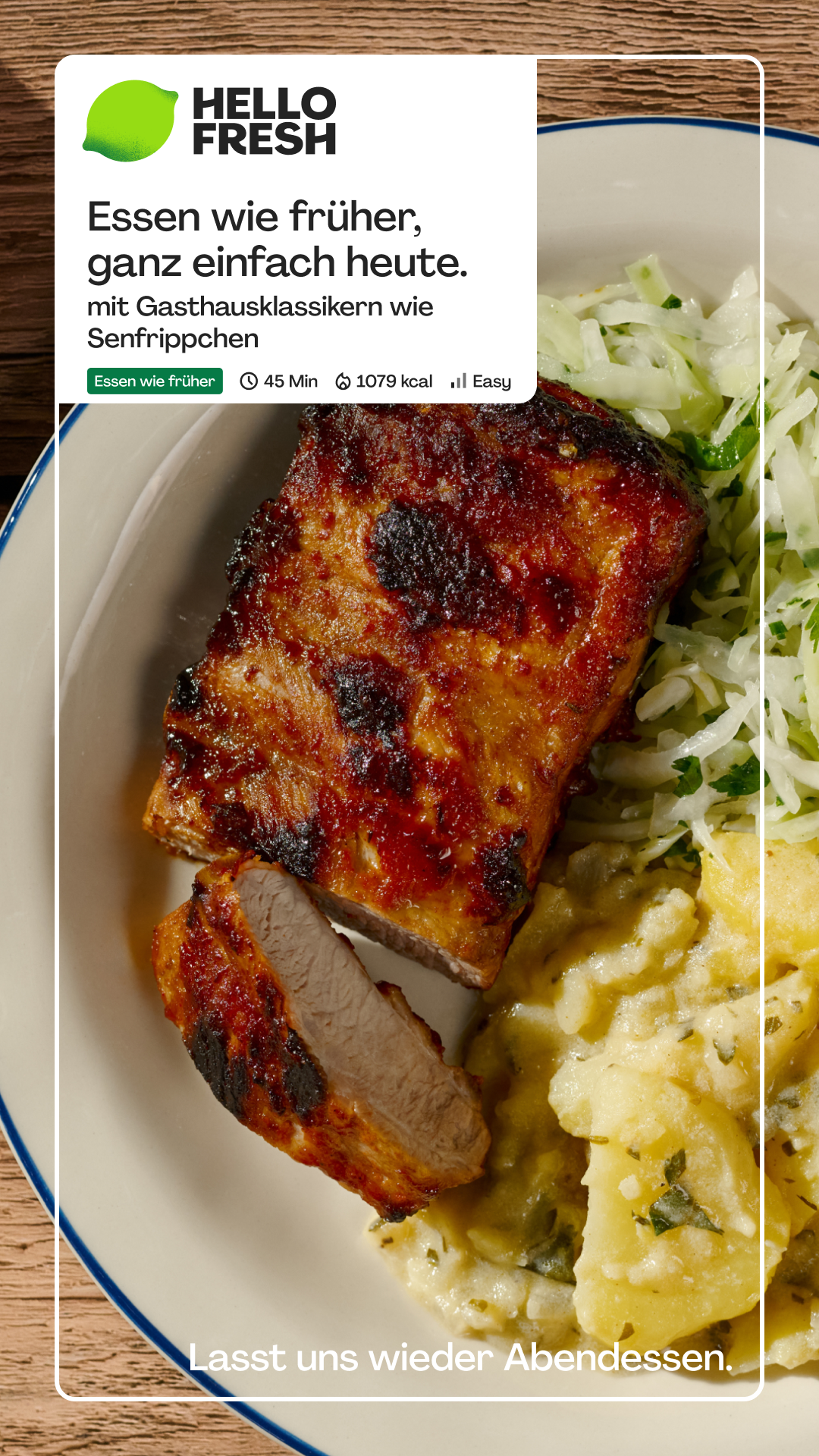 HelloFresh Facebook ad