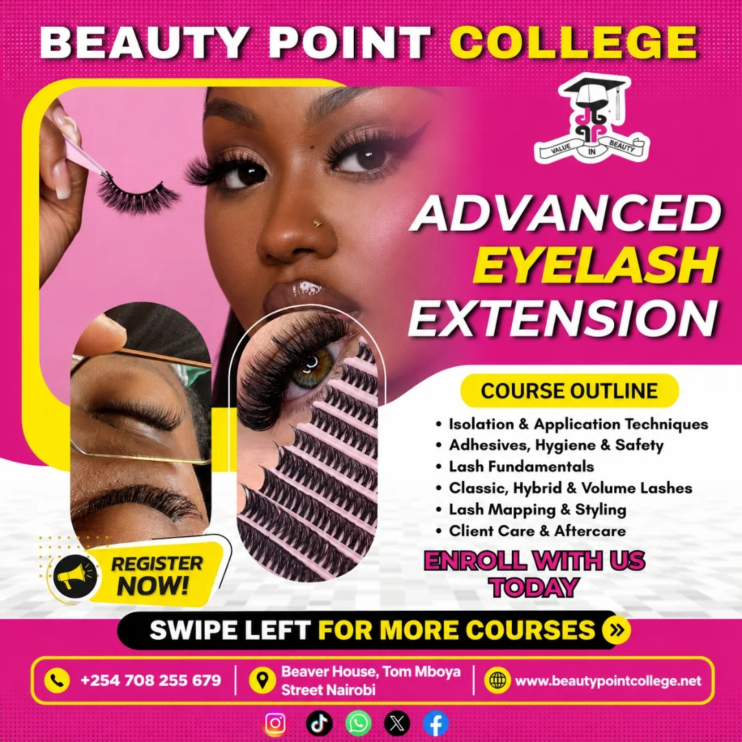 Beauty Point College Facebook ad: 𝗛𝗮𝗶𝗿𝗱𝗿𝗲𝘀𝘀𝗶𝗻𝗴 & 𝗕𝗲𝗮𝘂𝘁𝘆 𝗦𝗵𝗼𝗿𝘁…