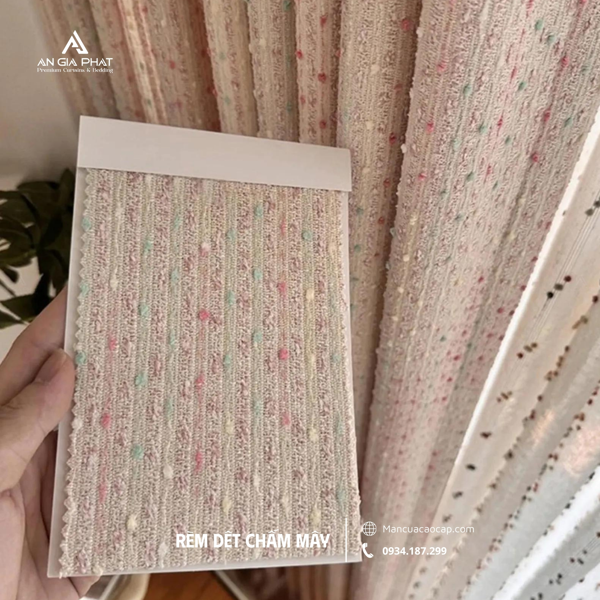 Rèm Cửa An Gia Phát - Mancuacaocap.com Facebook ad: Tone Hồng Kẹo Ngọt!