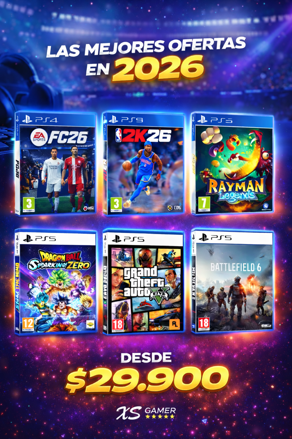 Juegos Digitales XS Facebook ad