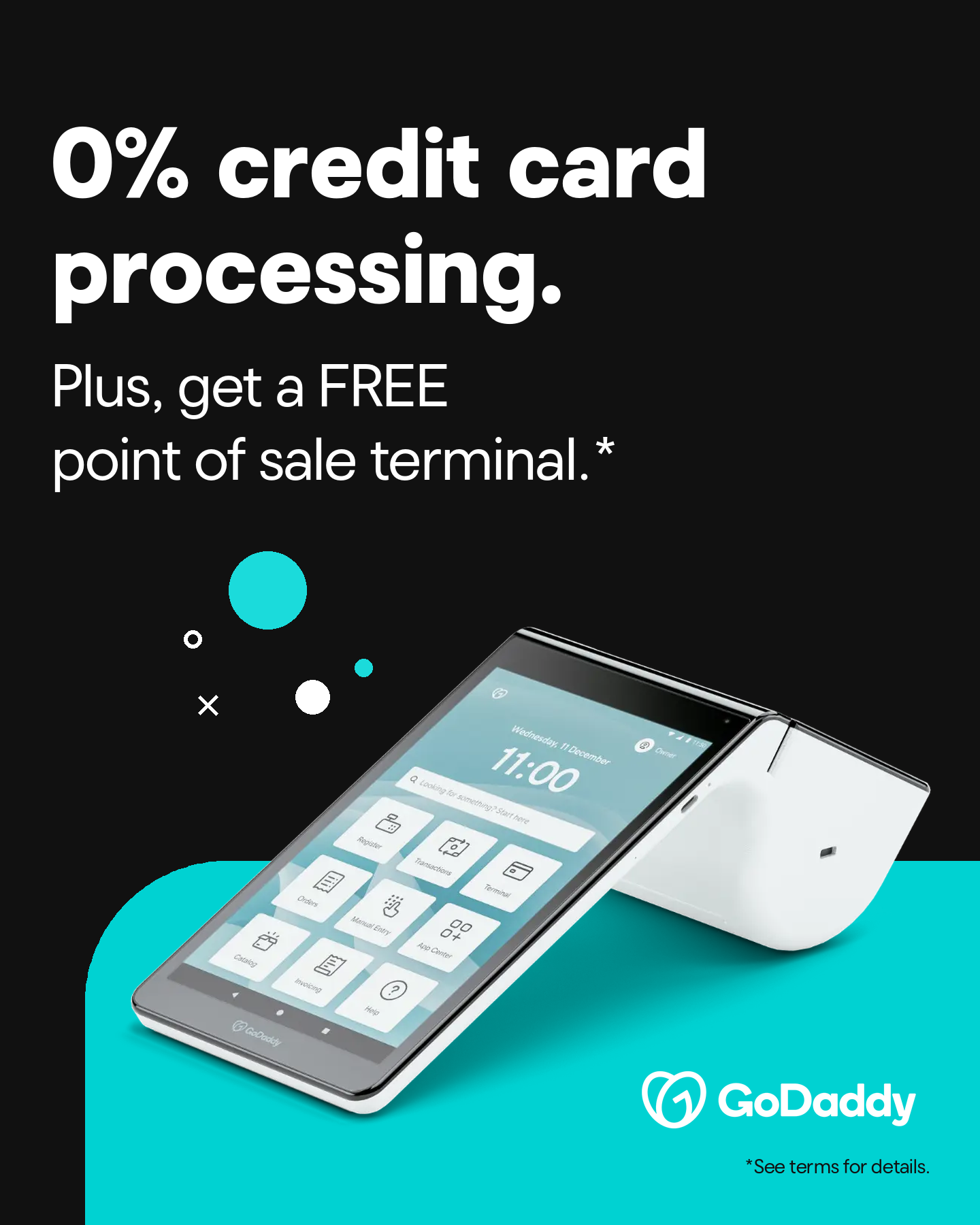 GoDaddy Facebook ad