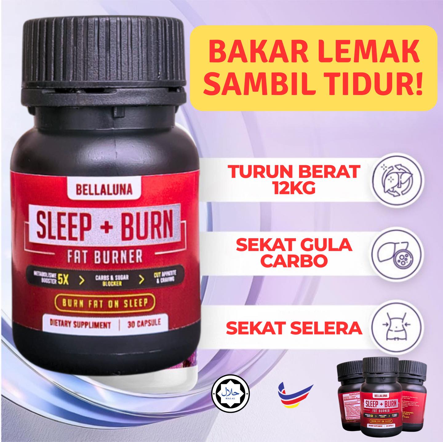 Bellaluna Night Time Fat Burner Facebook ad