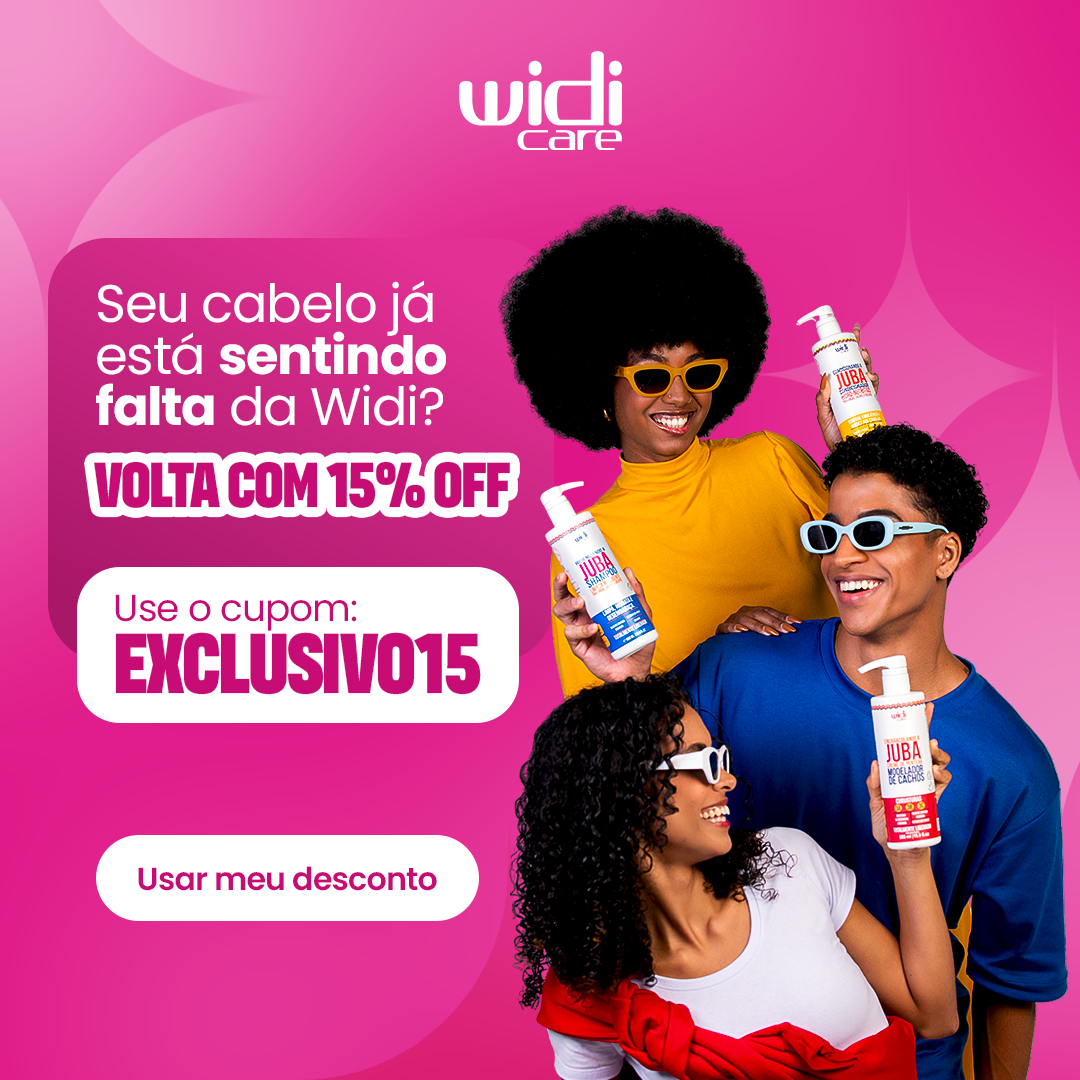 Widi Care Facebook ad: cupom: EXCLUSIVO15