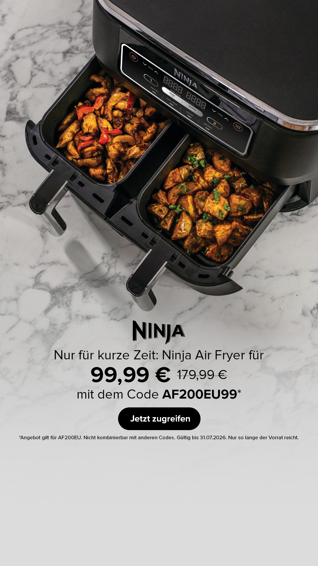 Ninja Deutschland Facebook ad from Jul 10, 2026
