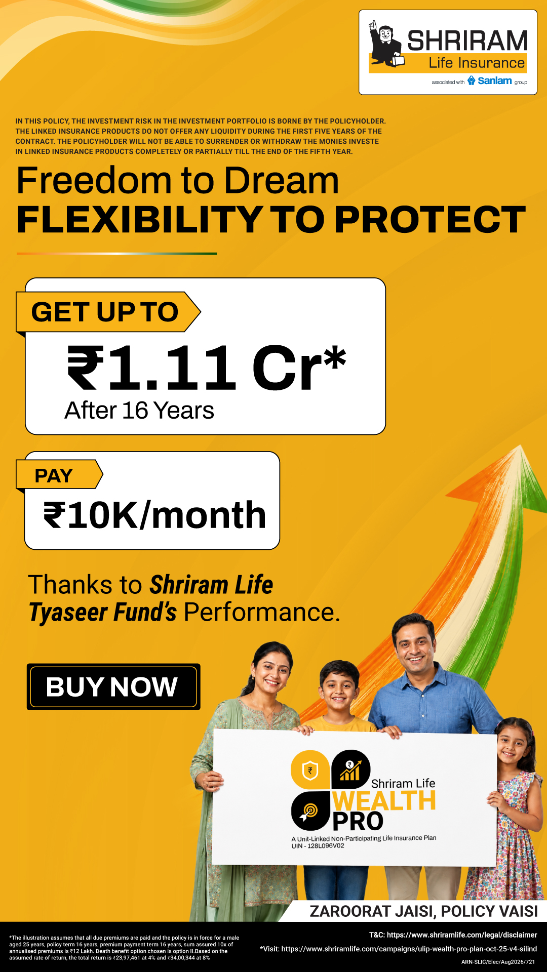 Shriram Life Insurance Facebook ad