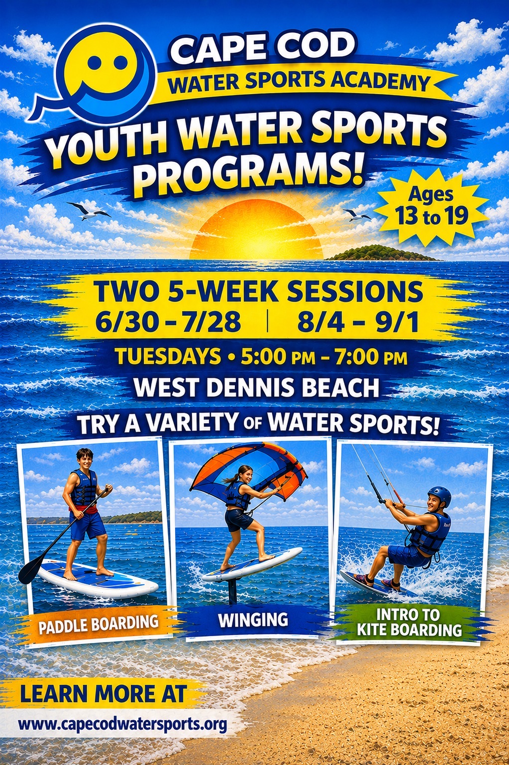 Cape Cod Water Sports Academy Facebook ad