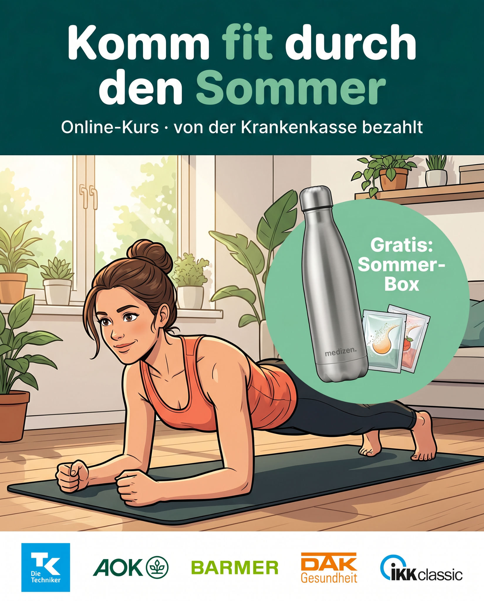 Medizen Fitness App Facebook ad