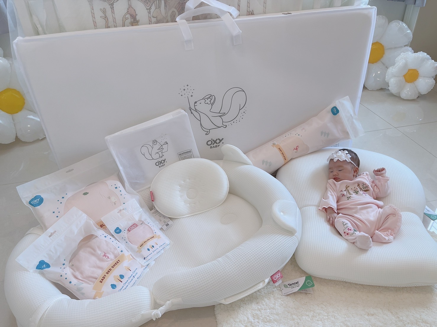 OXY Baby หมอนและที่นอนเด็ก หายใจผ่านได้ นุ่มสบาย สะอาด ปลอดภัย Facebook ad: เลือก OXY เพื่อการนอนที่ดีของลูกรัก