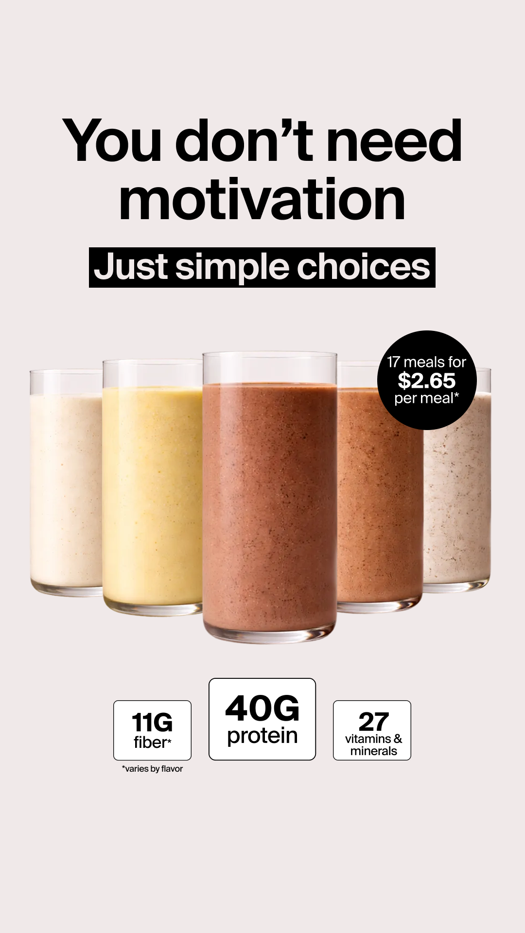 Huel Facebook ad