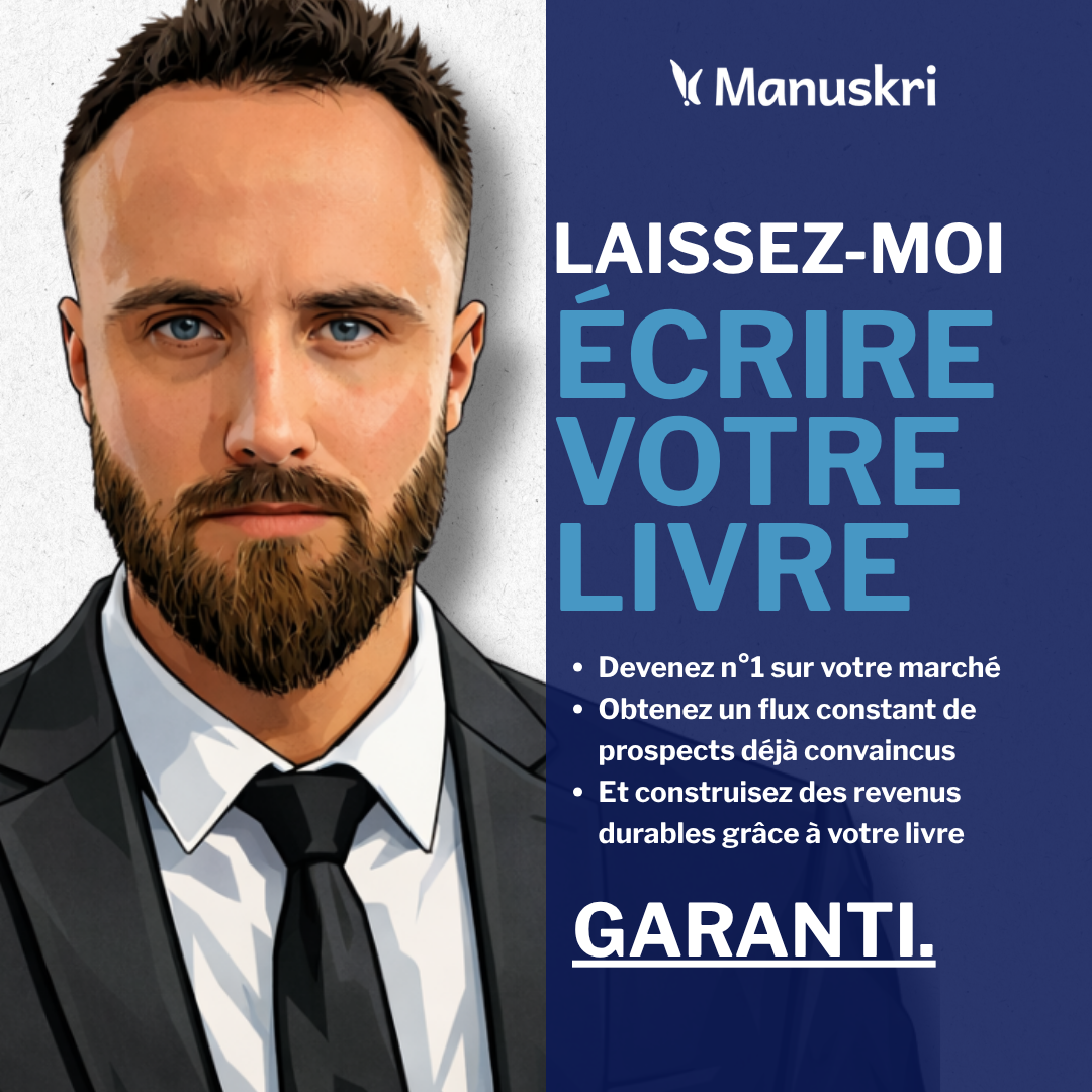 Erwan Simon - Manuskri.com Facebook ad: Devenez auteur d'un livre best-seller en 180 jours