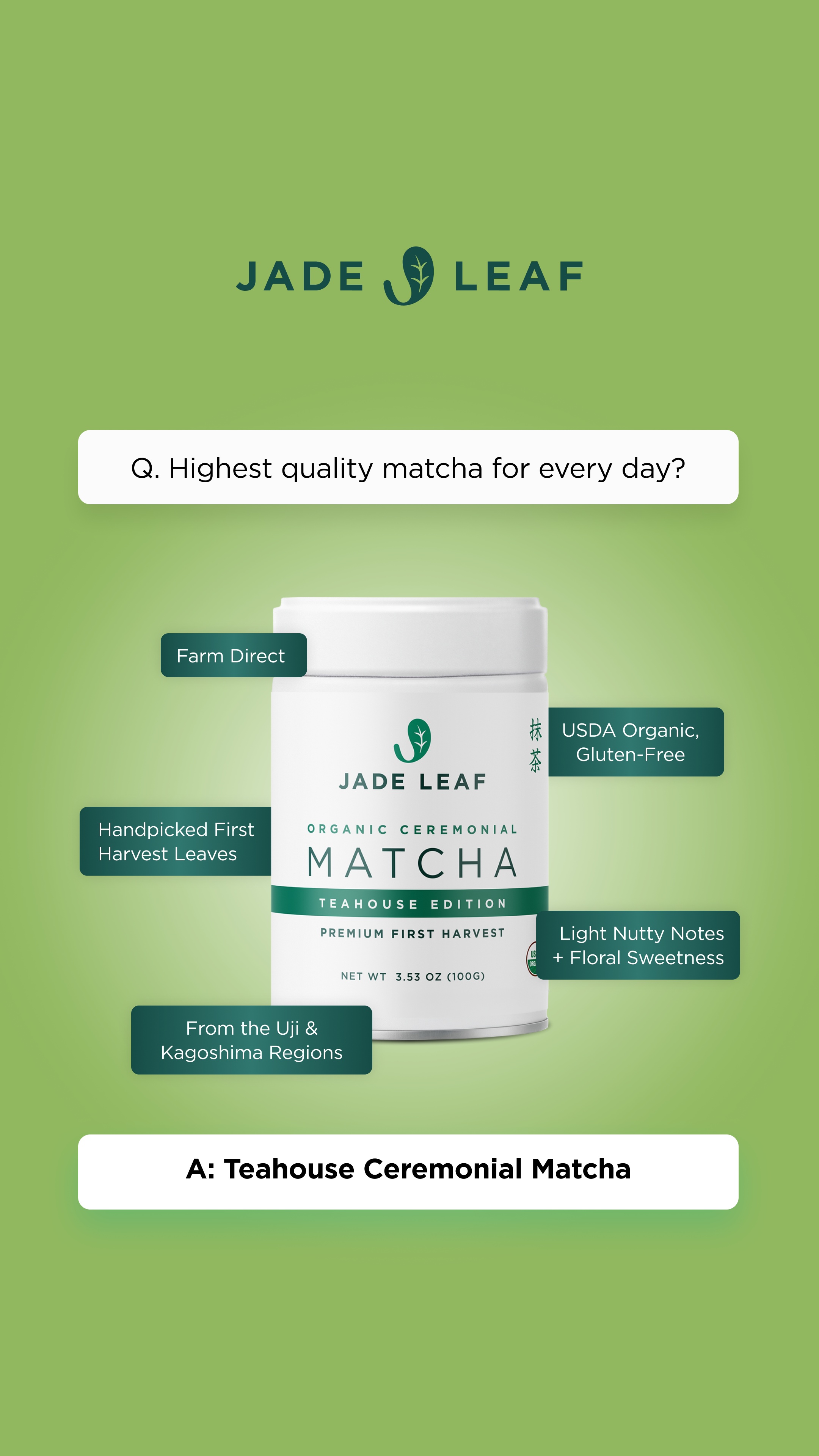 Jade Leaf Matcha Facebook ad