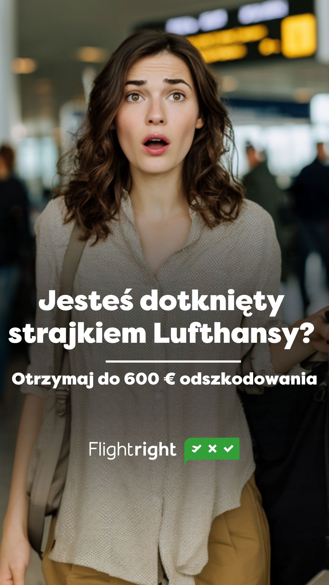 Flightright Facebook ad