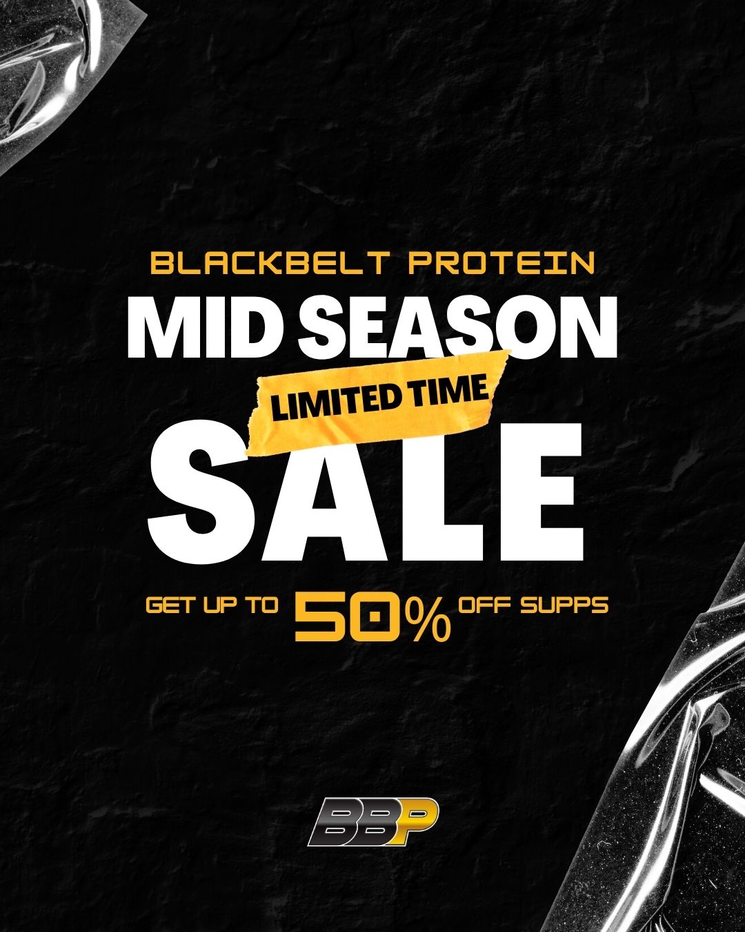 BlackBelt Protein Facebook ad