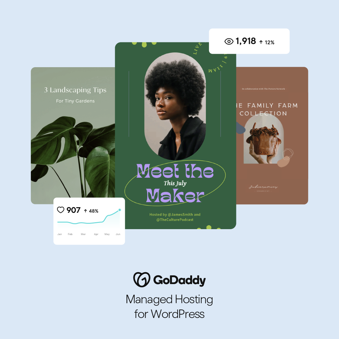 GoDaddy Facebook ad