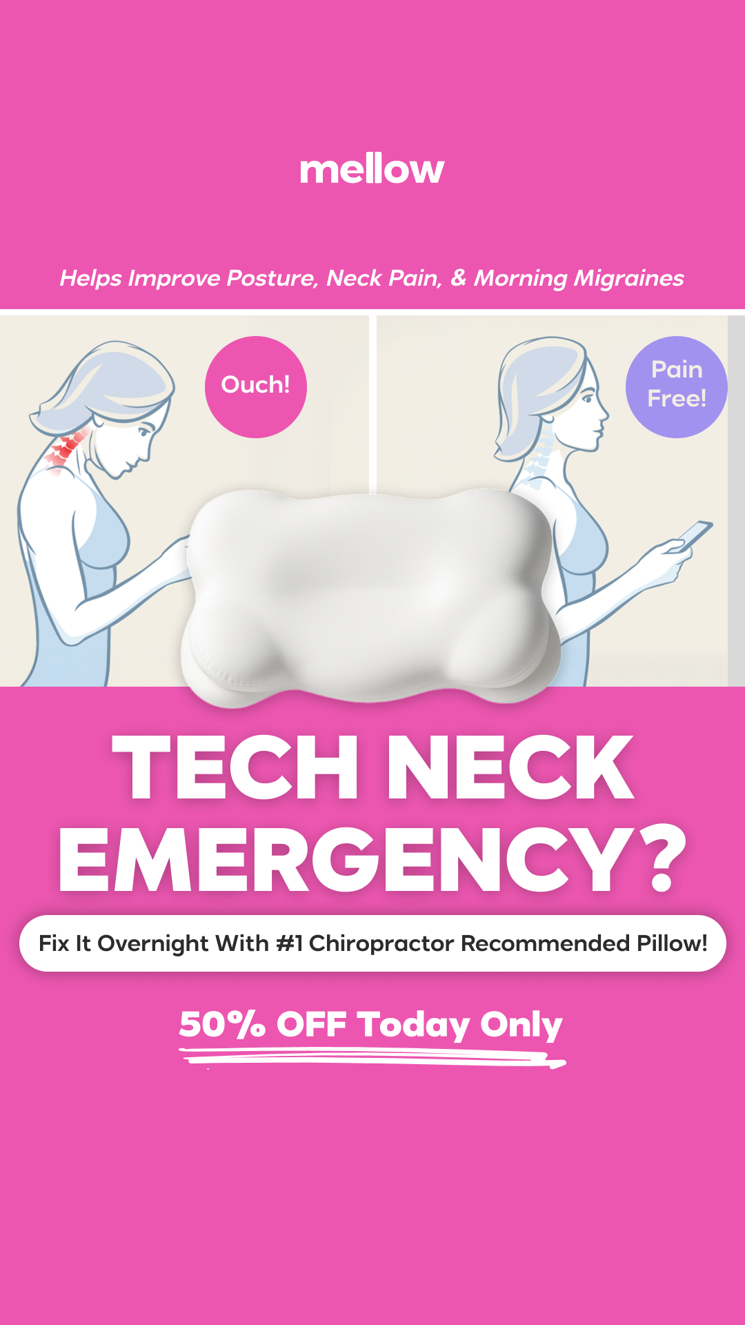 Mellow Cloud Align Pillow Facebook ad