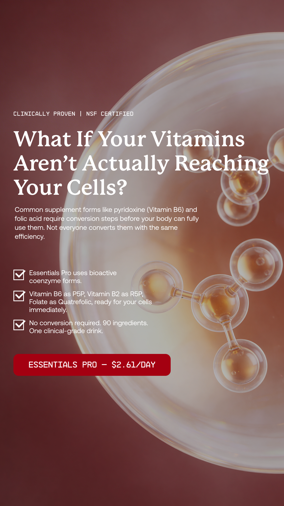 IM8 Health Facebook ad