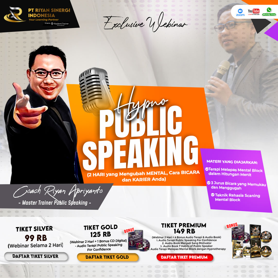 Riyan Apriyanto Pelatih Public Speaking Facebook ad