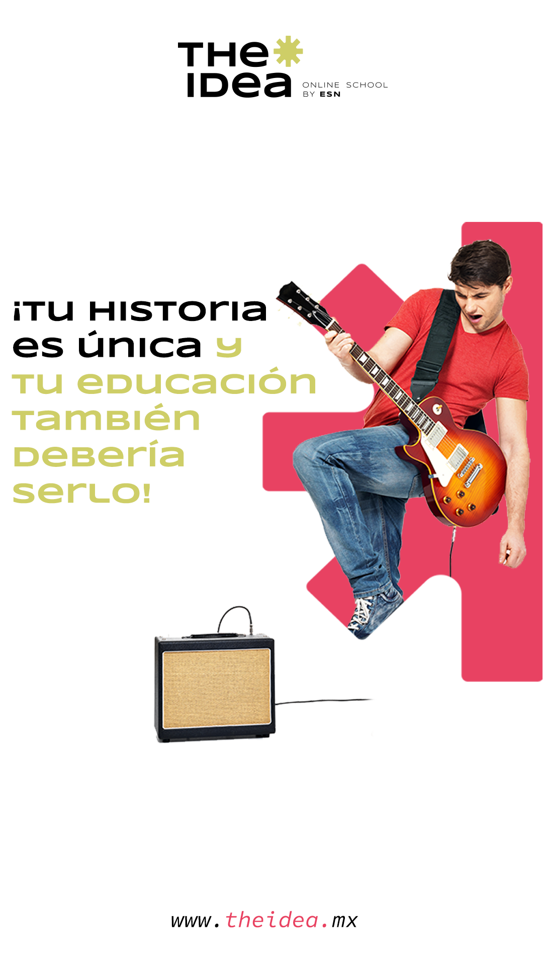 The IDEA Online School Facebook ad