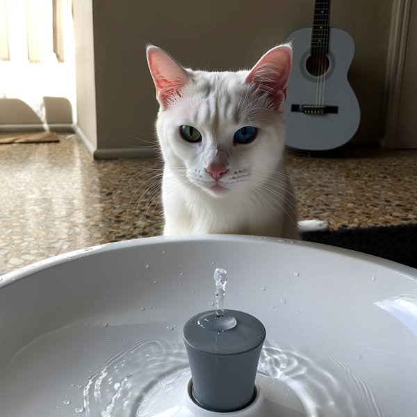 Journal du Chat de Charlotte Facebook ad: À Lire Si Vous Avez Une Fontaine à Eau Pour Chat