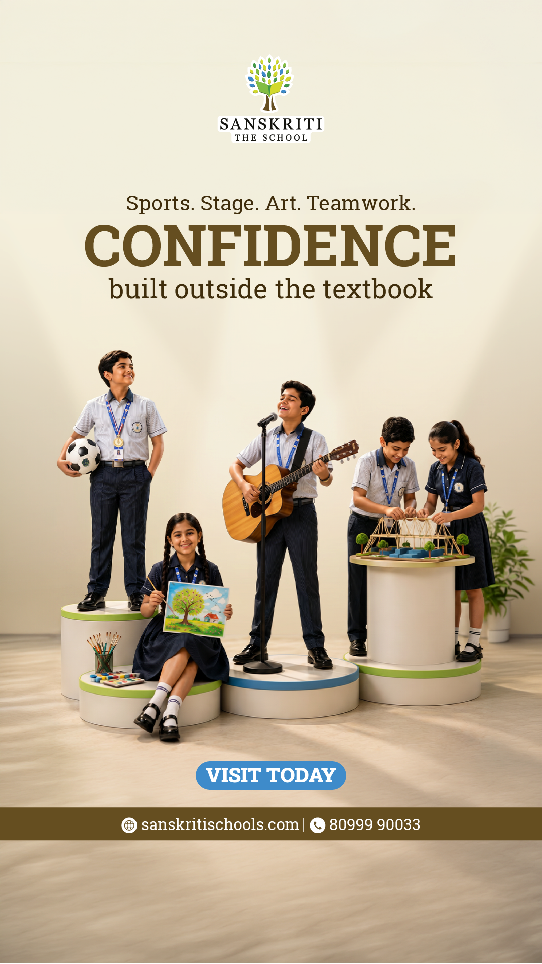 Sanskriti The School Facebook ad from Jul 7, 2026