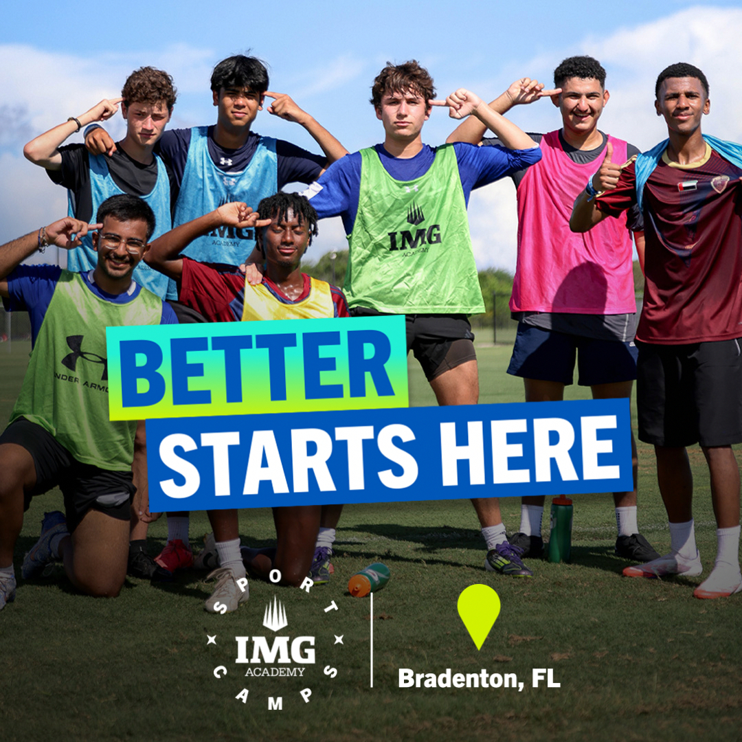 IMG Academy Facebook ad: Take their game further with expert coaching, competitive…