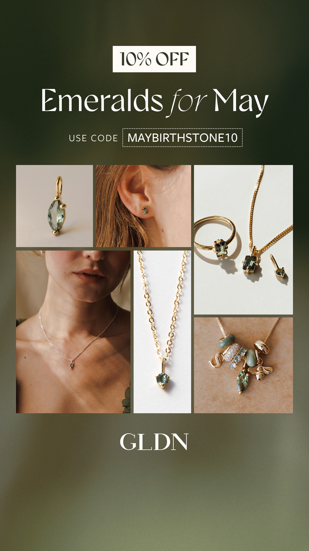 GLDN - Personal, Handmade Jewelry Facebook ad