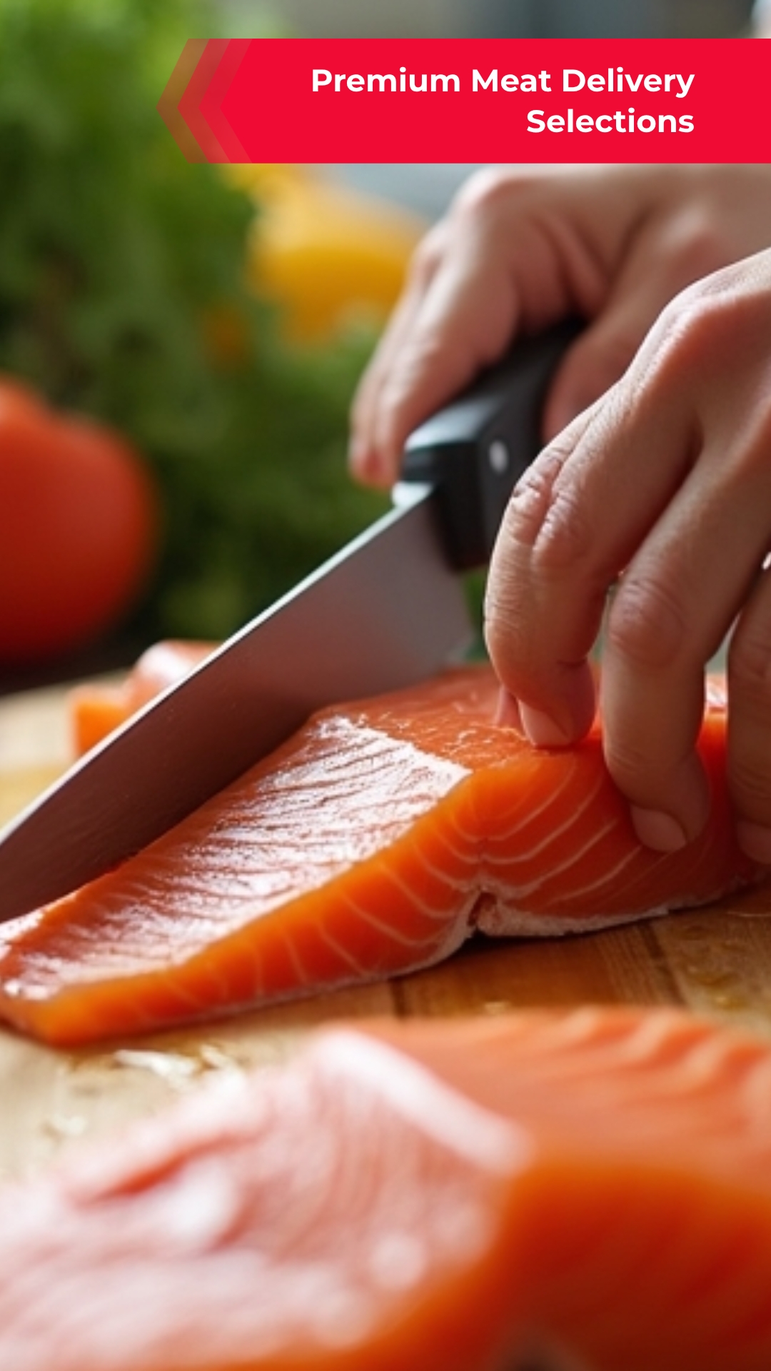 SwiftResults Today Facebook ad: Premium Meat Delivery Selections.