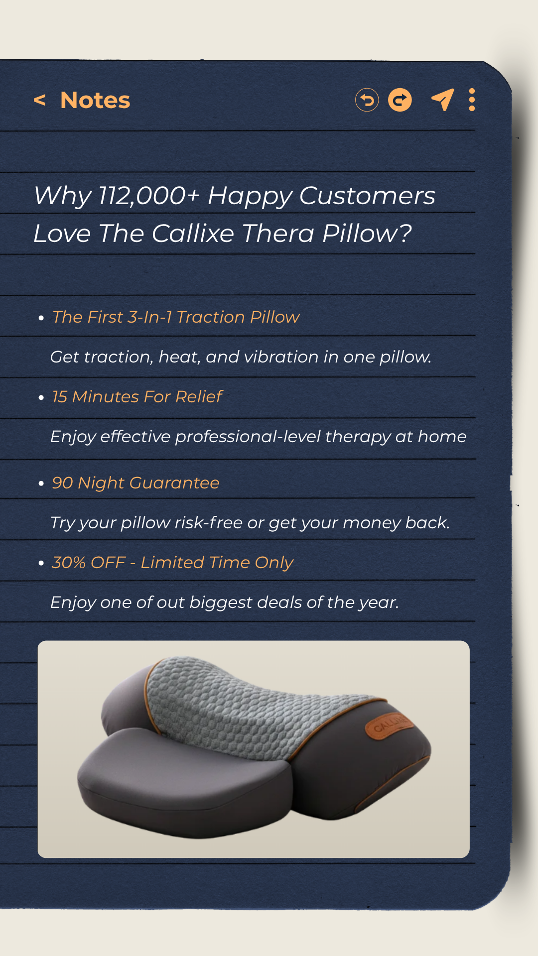 CALLIXE Facebook ad