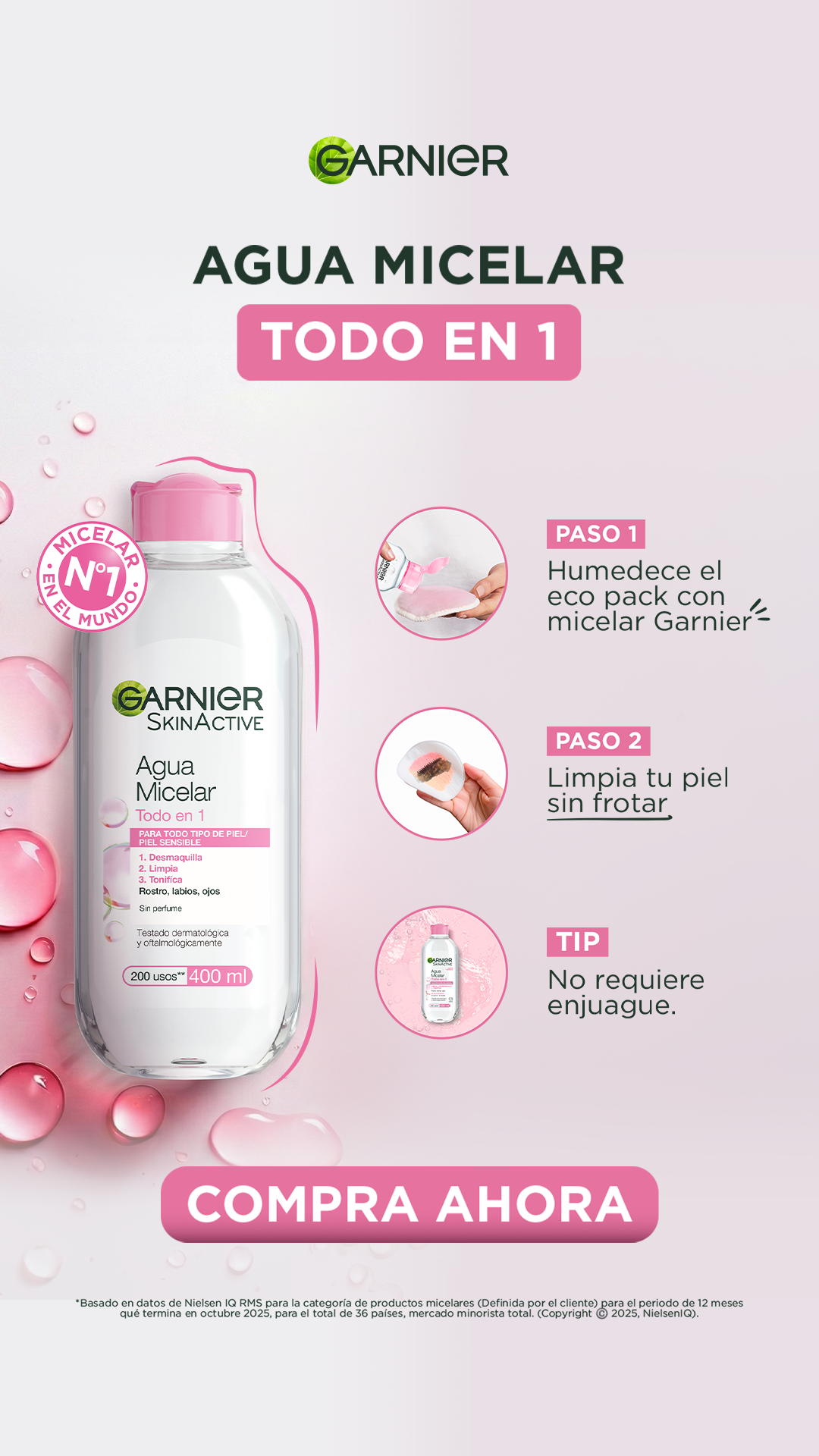 Garnier Colombia Facebook ad
