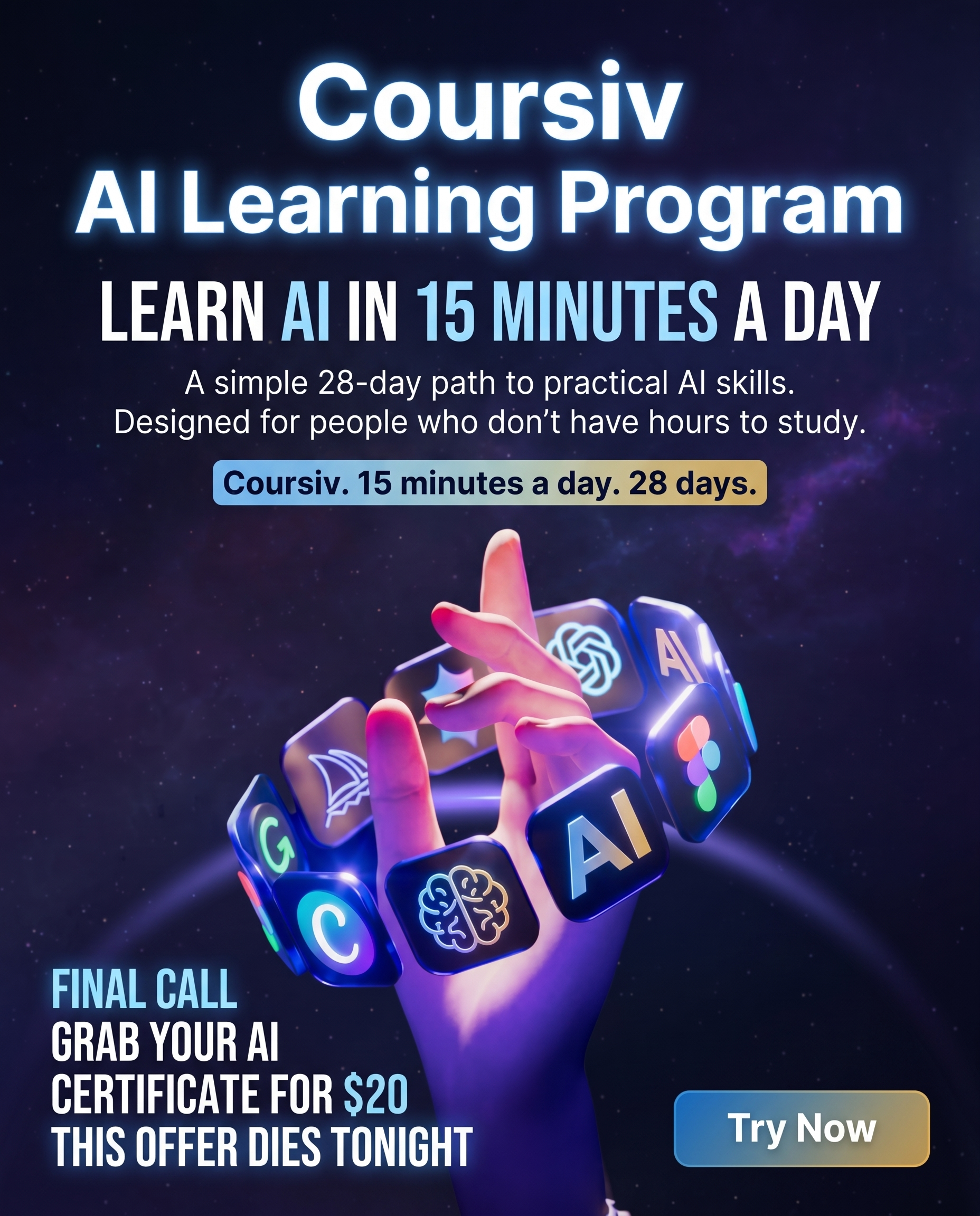 AI Simplified Facebook ad