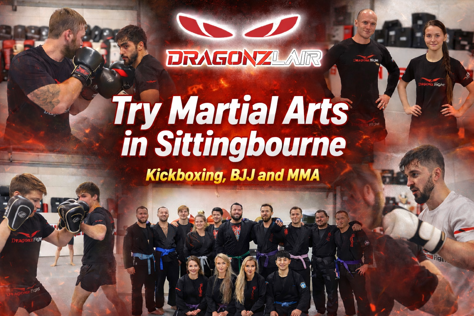 Dragonzlair Gym HQ Facebook ad