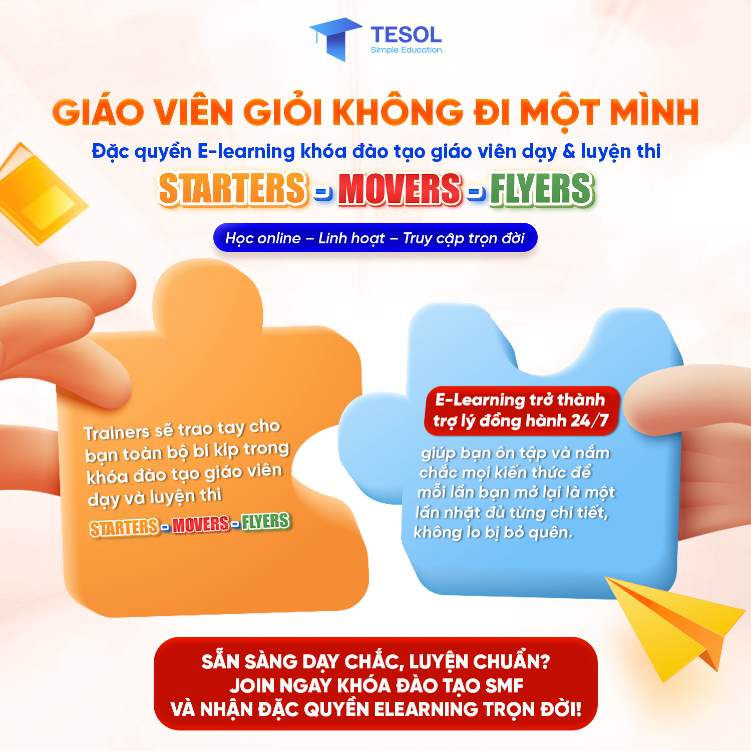 TSE - Đào tạo giáo viên Starters, Movers, Flyers Facebook ad