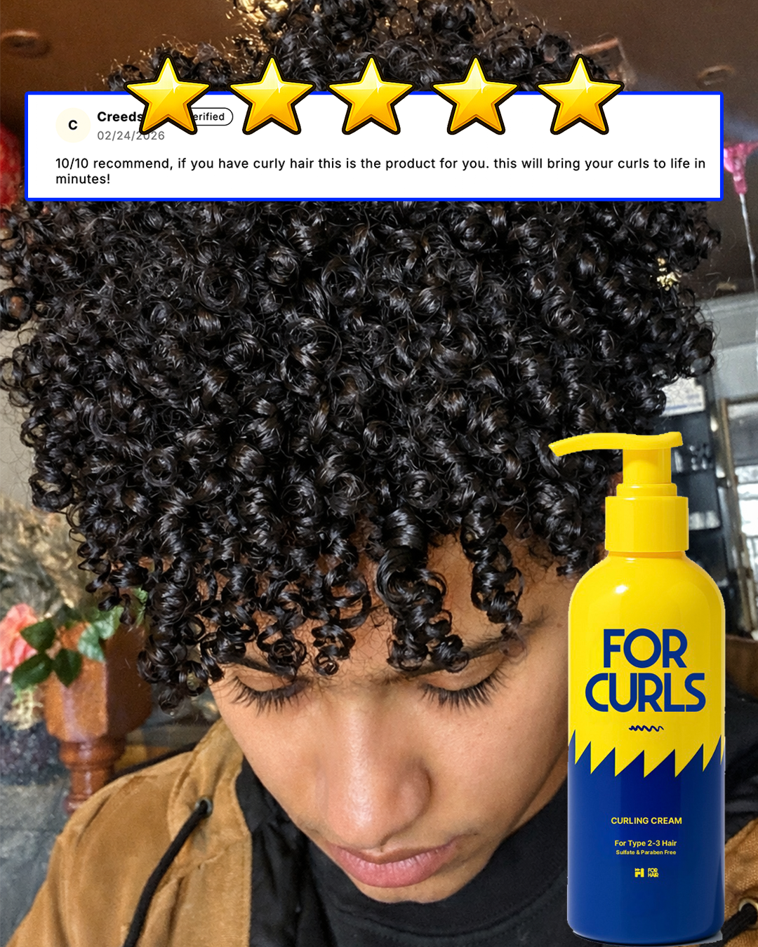 For Hair Products Facebook ad
