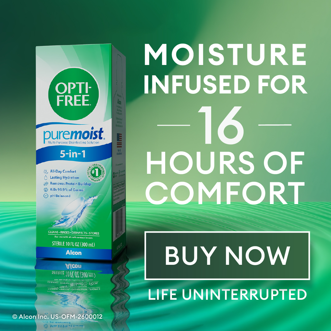 OPTI-FREE Facebook ad: Trust Your Lenses Again