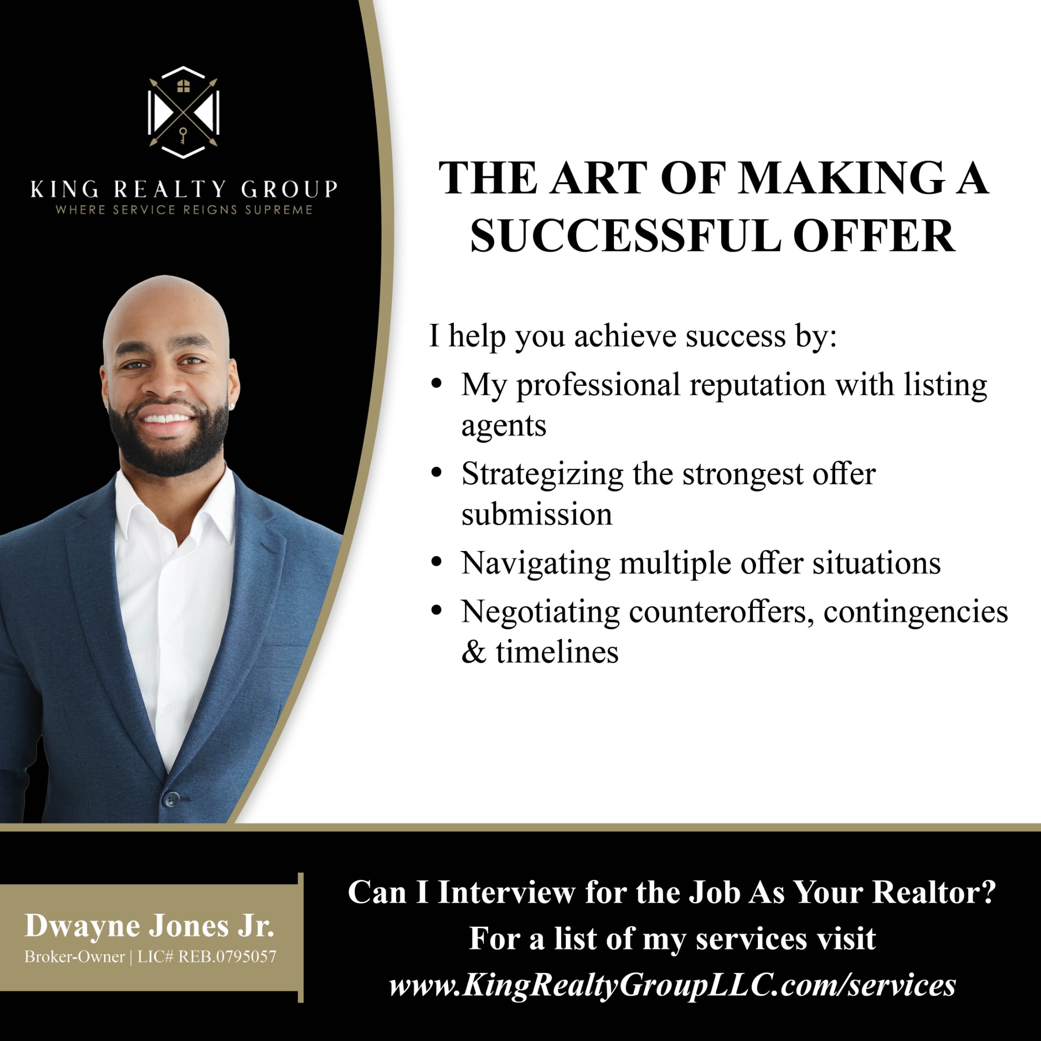 Dwayne Jones Real Estate Facebook ad: Message or Call (203) 598-8551