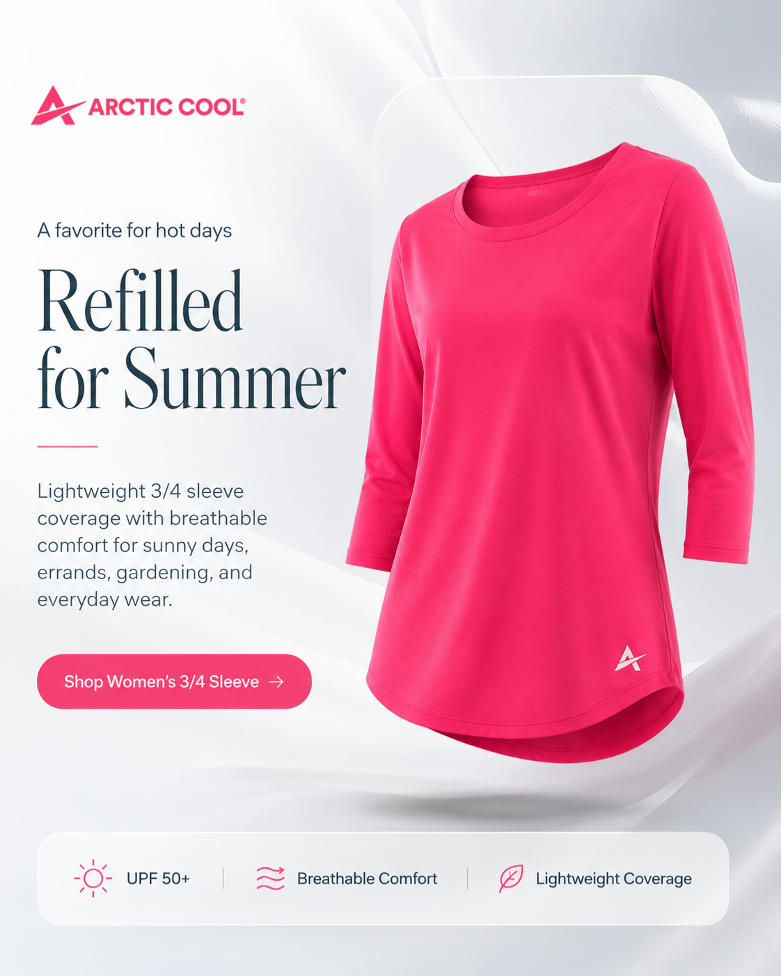 Arctic Cool Facebook ad