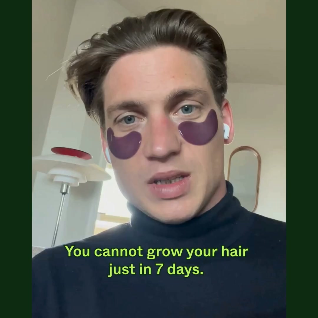 Scandinavian Biolabs Facebook ad: Grow your hair, risk-free