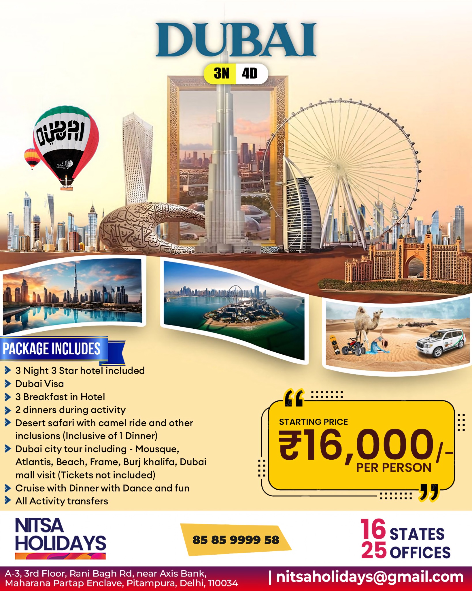 Nitsa Holidays Facebook ad